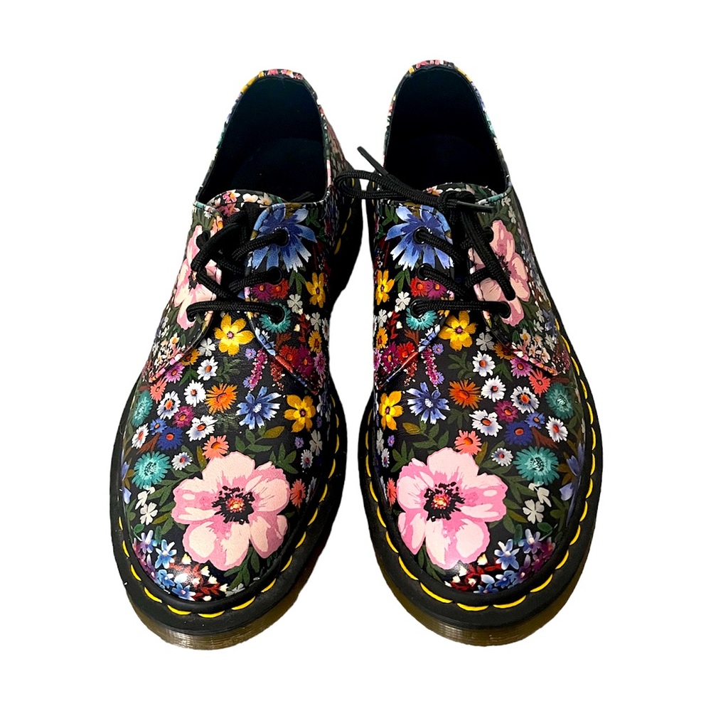 Brand new Doc Martens 1461 3 eye leather Oxford floral wanderlust